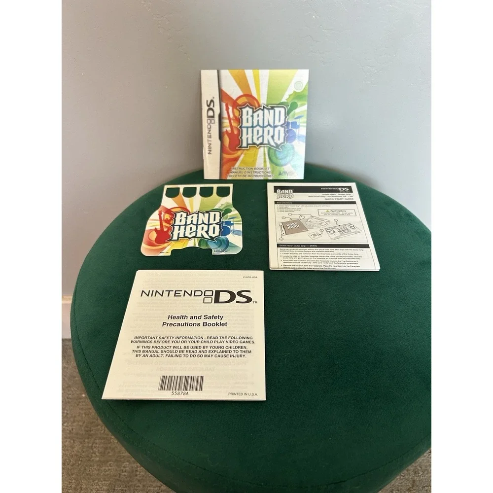 Band Hero - Nintendo DS, 2009 CIB Complete - Damage On Outside Of Box